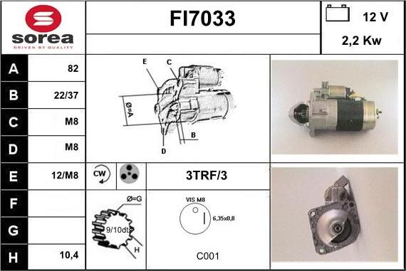 Sera FI7033 - Démarreur cwaw.fr