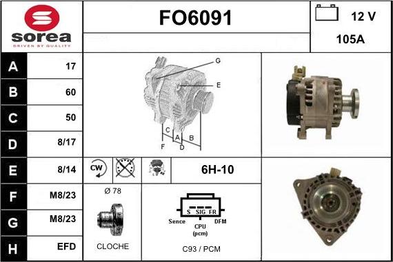 Sera FO6091 - Alternateur cwaw.fr