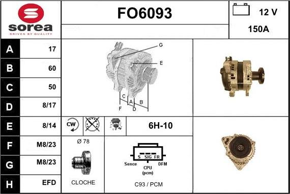 Sera FO6093 - Alternateur cwaw.fr