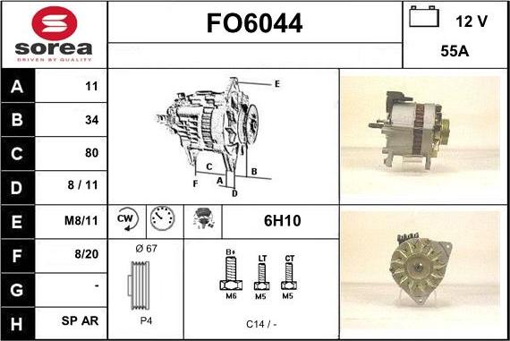 Sera FO6044 - Alternateur cwaw.fr