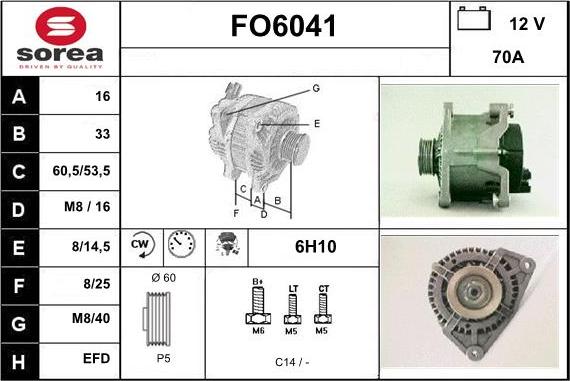 Sera FO6041 - Alternateur cwaw.fr