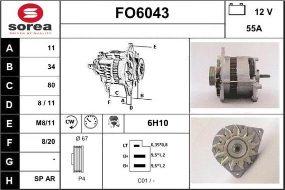 Sera FO6043 - Alternateur cwaw.fr