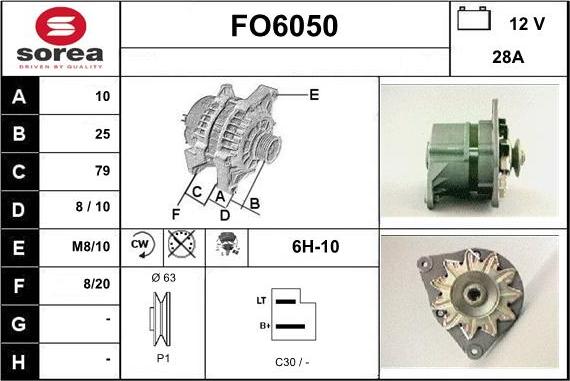 Sera FO6050 - Alternateur cwaw.fr