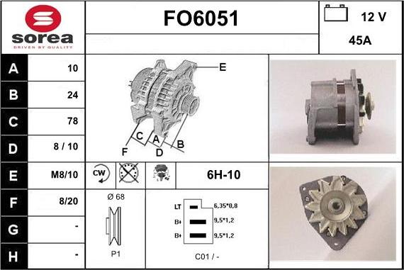 Sera FO6051 - Alternateur cwaw.fr