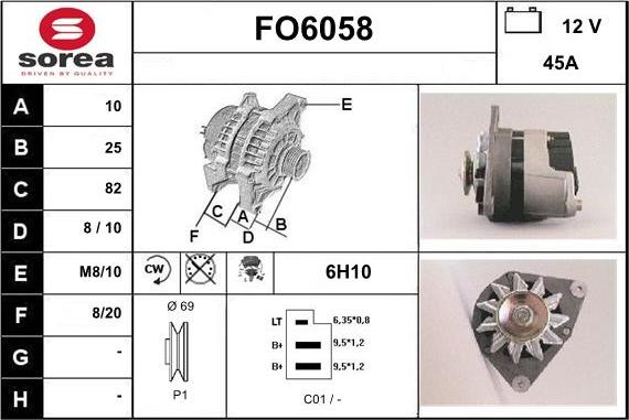 Sera FO6058 - Alternateur cwaw.fr