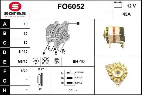 Sera FO6052 - Alternateur cwaw.fr