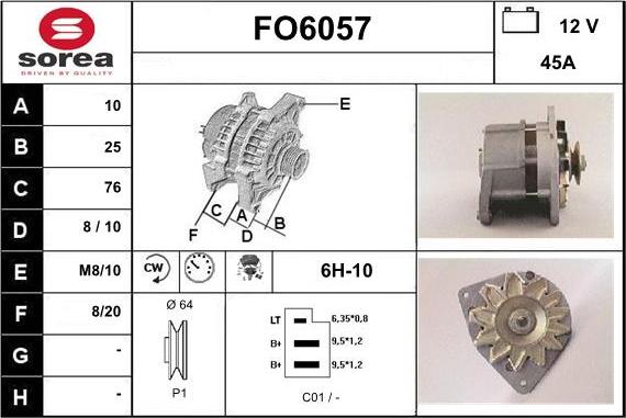 Sera FO6057 - Alternateur cwaw.fr