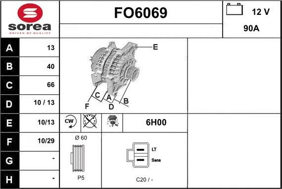 Sera FO6069 - Alternateur cwaw.fr