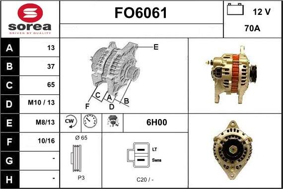 Sera FO6061 - Alternateur cwaw.fr