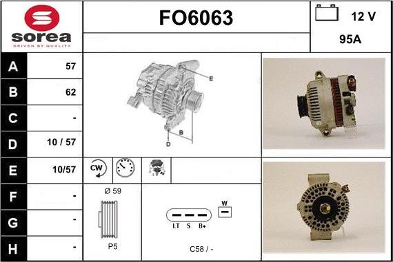 Sera FO6063 - Alternateur cwaw.fr