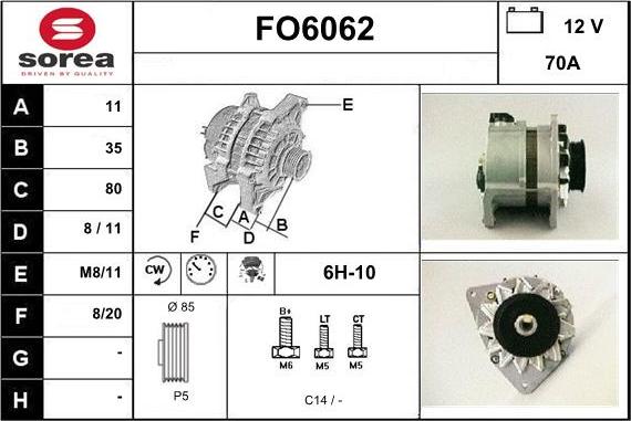 Sera FO6062 - Alternateur cwaw.fr