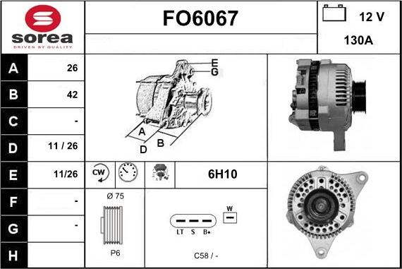 Sera FO6067 - Alternateur cwaw.fr