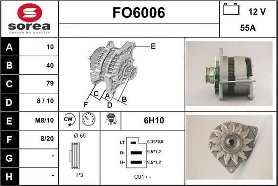 Sera FO6006 - Alternateur cwaw.fr