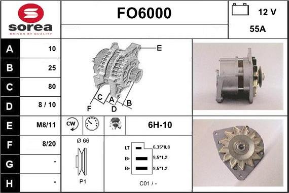 Sera FO6000 - Alternateur cwaw.fr