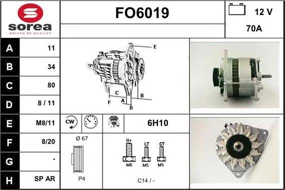 Sera FO6019 - Alternateur cwaw.fr