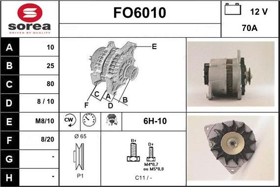 Sera FO6010 - Alternateur cwaw.fr