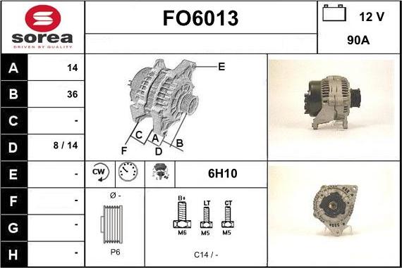 Sera FO6013 - Alternateur cwaw.fr