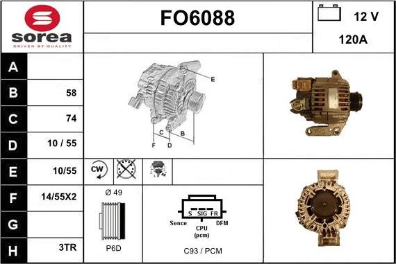 Sera FO6088 - Alternateur cwaw.fr