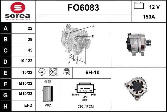 Sera FO6083 - Alternateur cwaw.fr