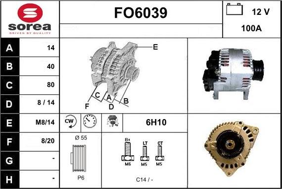 Sera FO6039 - Alternateur cwaw.fr