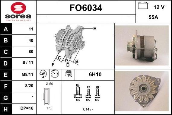 Sera FO6034 - Alternateur cwaw.fr