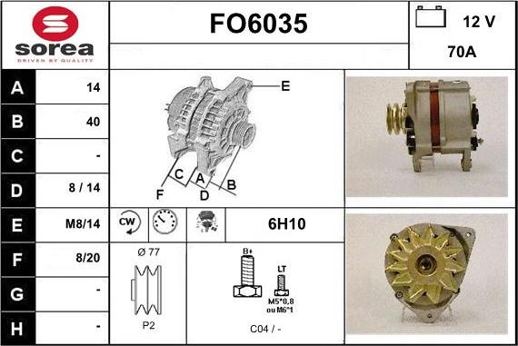 Sera FO6035 - Alternateur cwaw.fr