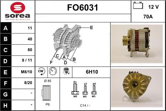 Sera FO6031 - Alternateur cwaw.fr