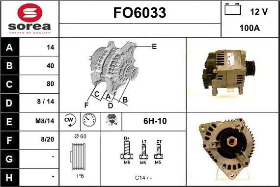 Sera FO6033 - Alternateur cwaw.fr