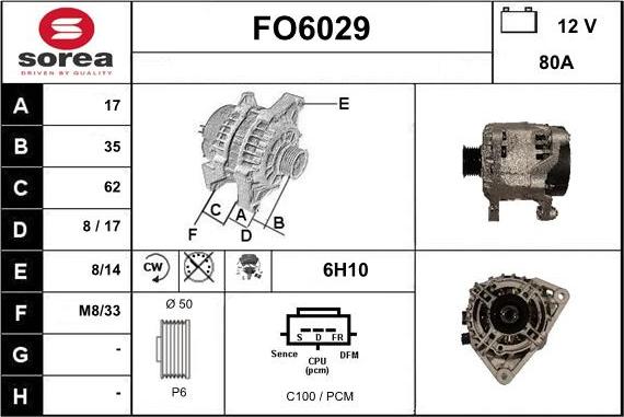 Sera FO6029 - Alternateur cwaw.fr