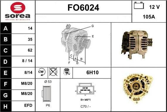 Sera FO6024 - Alternateur cwaw.fr