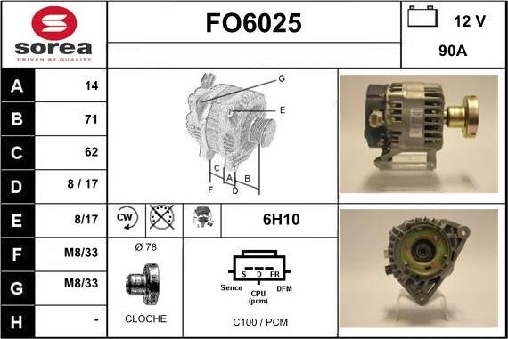 Sera FO6025 - Alternateur cwaw.fr