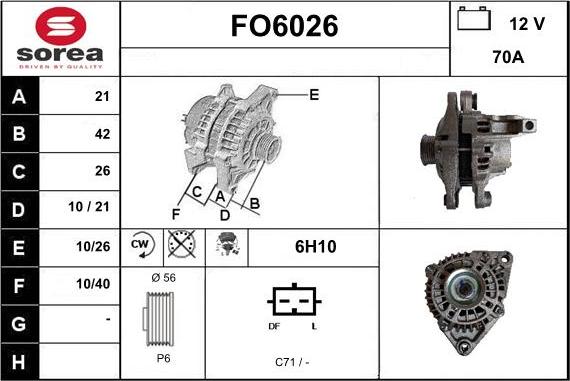 Sera FO6026 - Alternateur cwaw.fr