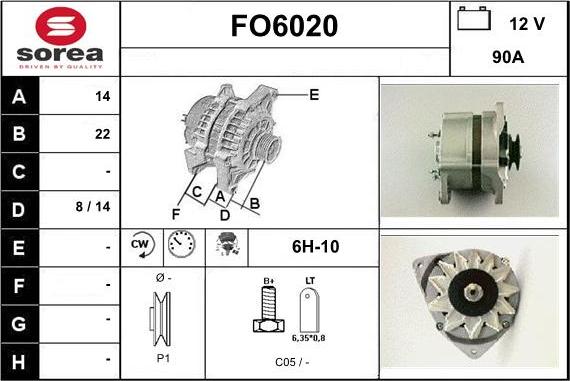 Sera FO6020 - Alternateur cwaw.fr