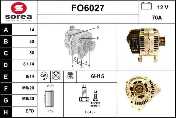 Sera FO6027 - Alternateur cwaw.fr