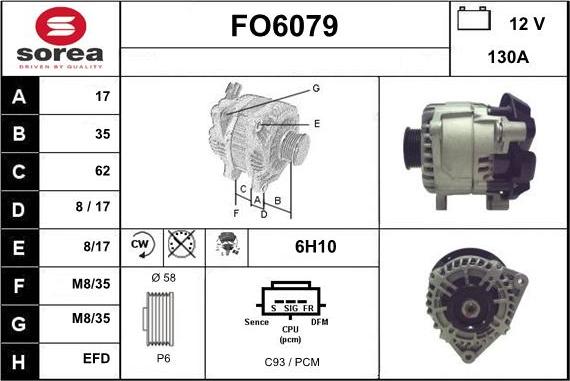 Sera FO6079 - Alternateur cwaw.fr