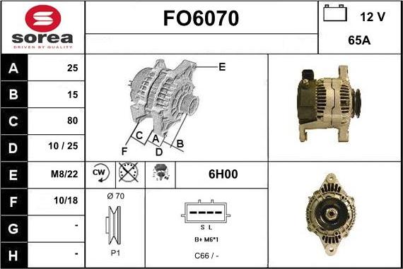 Sera FO6070 - Alternateur cwaw.fr