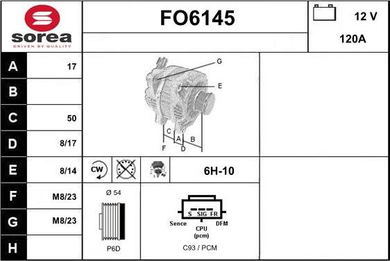 Sera FO6145 - Alternateur cwaw.fr