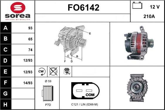 Sera FO6142 - Alternateur cwaw.fr