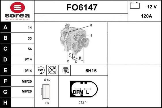 Sera FO6147 - Alternateur cwaw.fr