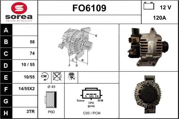 Sera FO6109 - Alternateur cwaw.fr