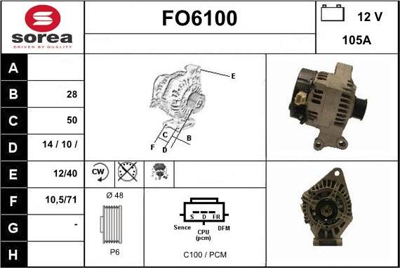 Sera FO6100 - Alternateur cwaw.fr