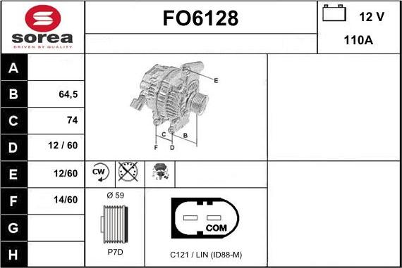 Sera FO6128 - Alternateur cwaw.fr