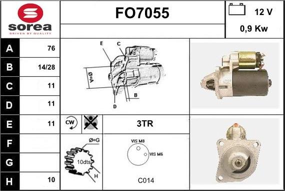 Sera FO7055 - Démarreur cwaw.fr