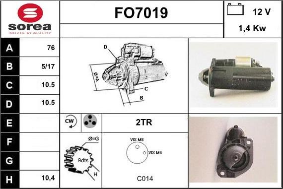 Sera FO7019 - Démarreur cwaw.fr