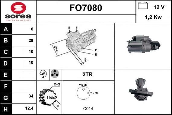 Sera FO7080 - Démarreur cwaw.fr