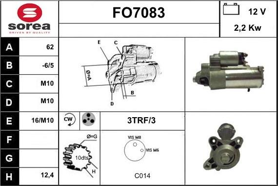 Sera FO7083 - Démarreur cwaw.fr