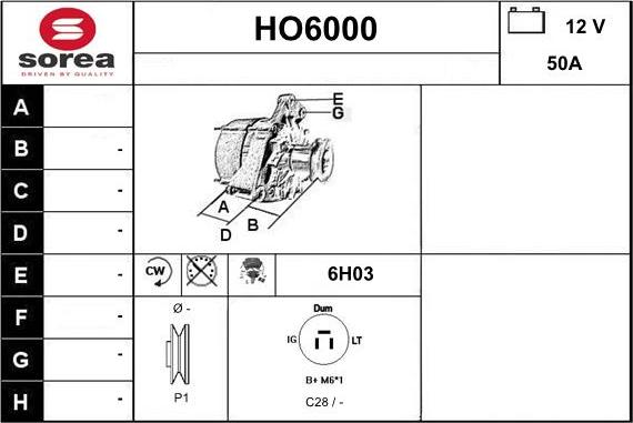 Sera HO6000 - Alternateur cwaw.fr