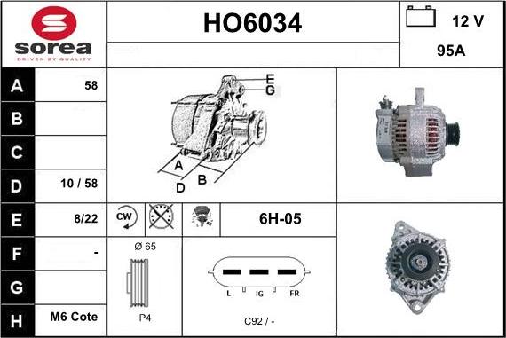 Sera HO6034 - Alternateur cwaw.fr