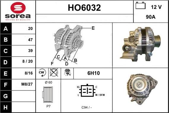 Sera HO6032 - Alternateur cwaw.fr