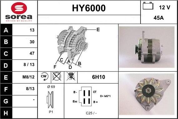 Sera HY6000 - Alternateur cwaw.fr